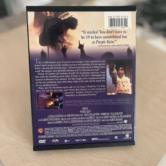 Prince π Purple Rain βοΈ DVD π clean no marks classic movie π₯ - Picture 4 of 5
